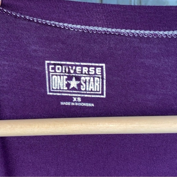 Converse Purple Henley - Picture 4 of 5
